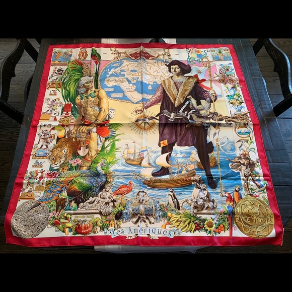 Hermes Accessories - Hermès Christopher Columbus Special Edition Scarf
